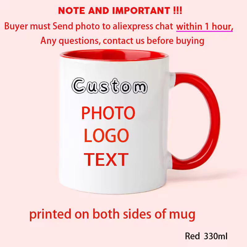 Personalized Photo Mug – Custom Family & Pet Gift