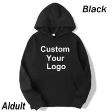 Custom Kids Hoodies – Personalized Logo Print Sweatshirts, Autumn Winter Fashion Pullover