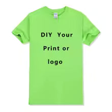 Custom Unisex T-Shirt – Design Your Own Logo, Text & Photo (Front & Back) | Personalized Cotton Tee EU Size