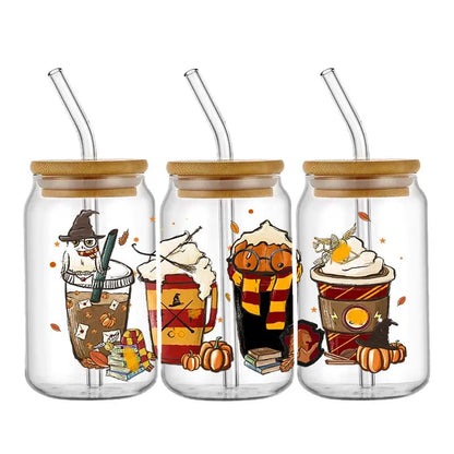 Miniso Wizard 16oz UV DTF Cup Wrap Stickers