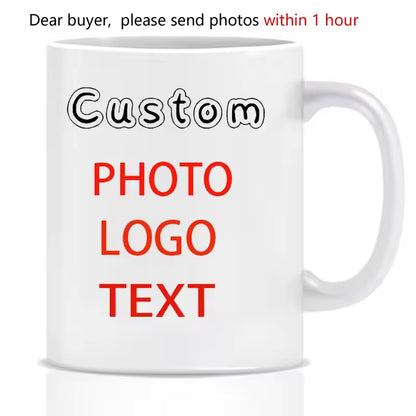 Custom Photo & Name Mug – 9 Color Options
