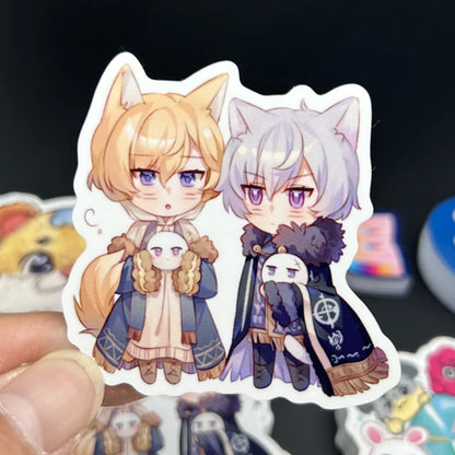 100pcs Custom Waterproof Logo Stickers