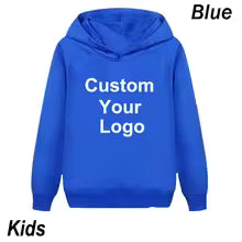 Custom Kids Hoodies – Personalized Logo Print Sweatshirts, Autumn Winter Fashion Pullover