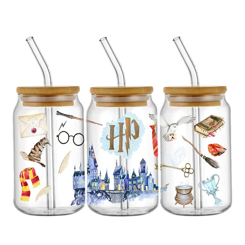 Miniso Wizard 16oz UV DTF Cup Wrap Stickers