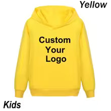 Custom Kids Hoodies – Personalized Logo Print Sweatshirts, Autumn Winter Fashion Pullover