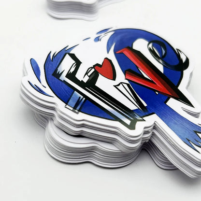 Custom Waterproof Vinyl Logo Stickers