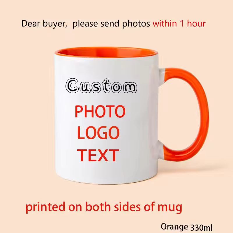 Personalized Photo & Name Custom Coffee Mug