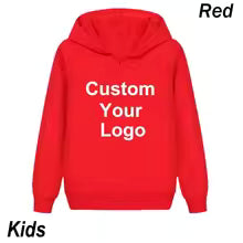 Custom Kids Hoodies – Personalized Logo Print Sweatshirts, Autumn Winter Fashion Pullover