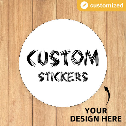 Custom Round Stickers – Personalized Logo & Wedding Labels