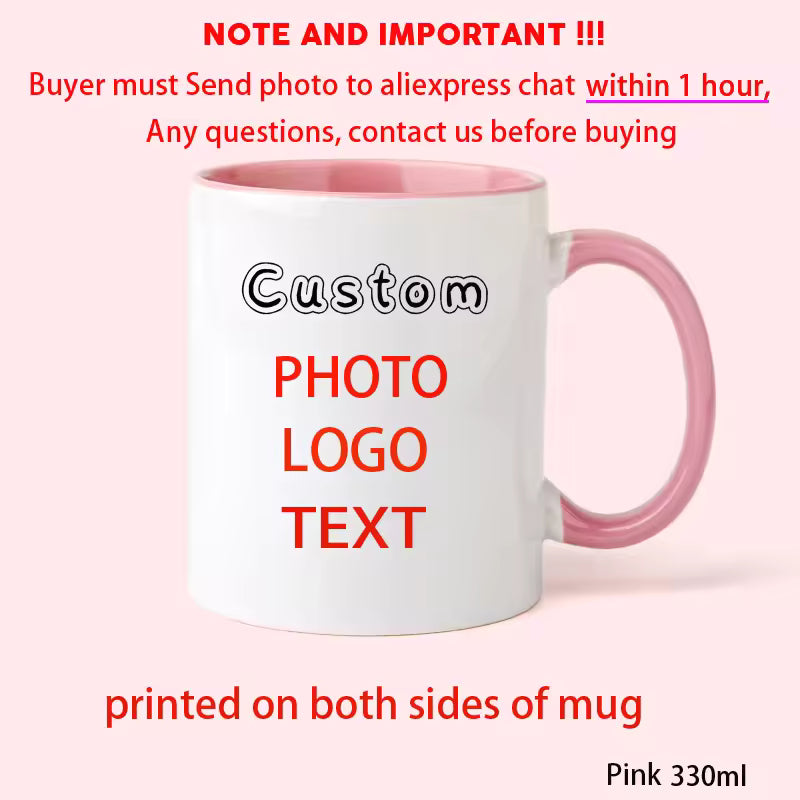 Personalized Photo Mug – Custom Family & Pet Gift