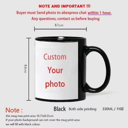 Personalized Photo Mug – Custom Family & Pet Gift