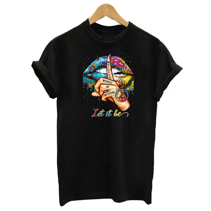 Small Lip Heat Transfer Stickers