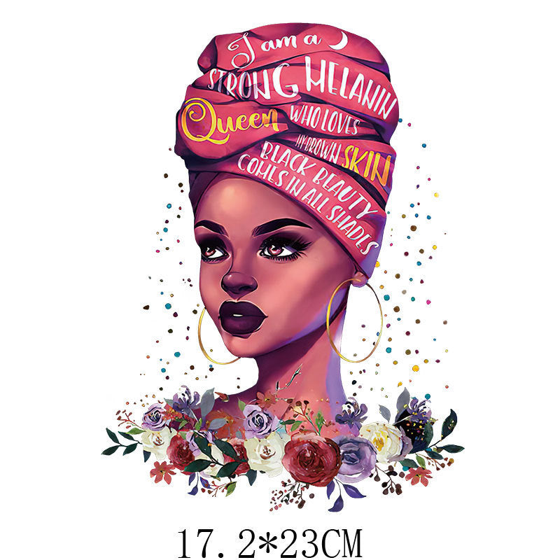 Beauty Heat Transfer Stickers for DIY Garments