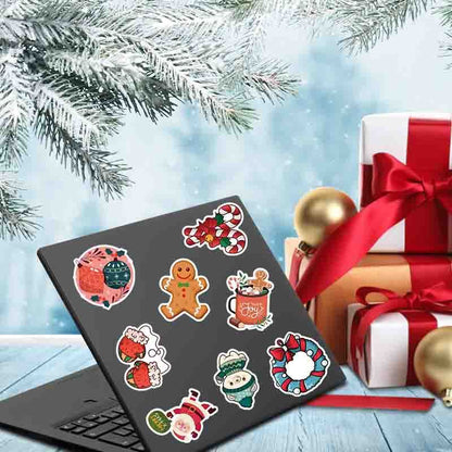 Decorative Graffiti Stickers Cups For Christmas