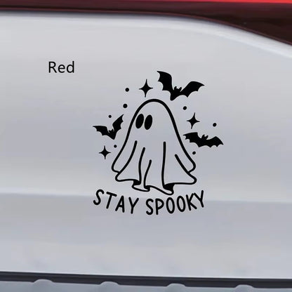 Halloween Ghost & Bat Reflective Car Stickers