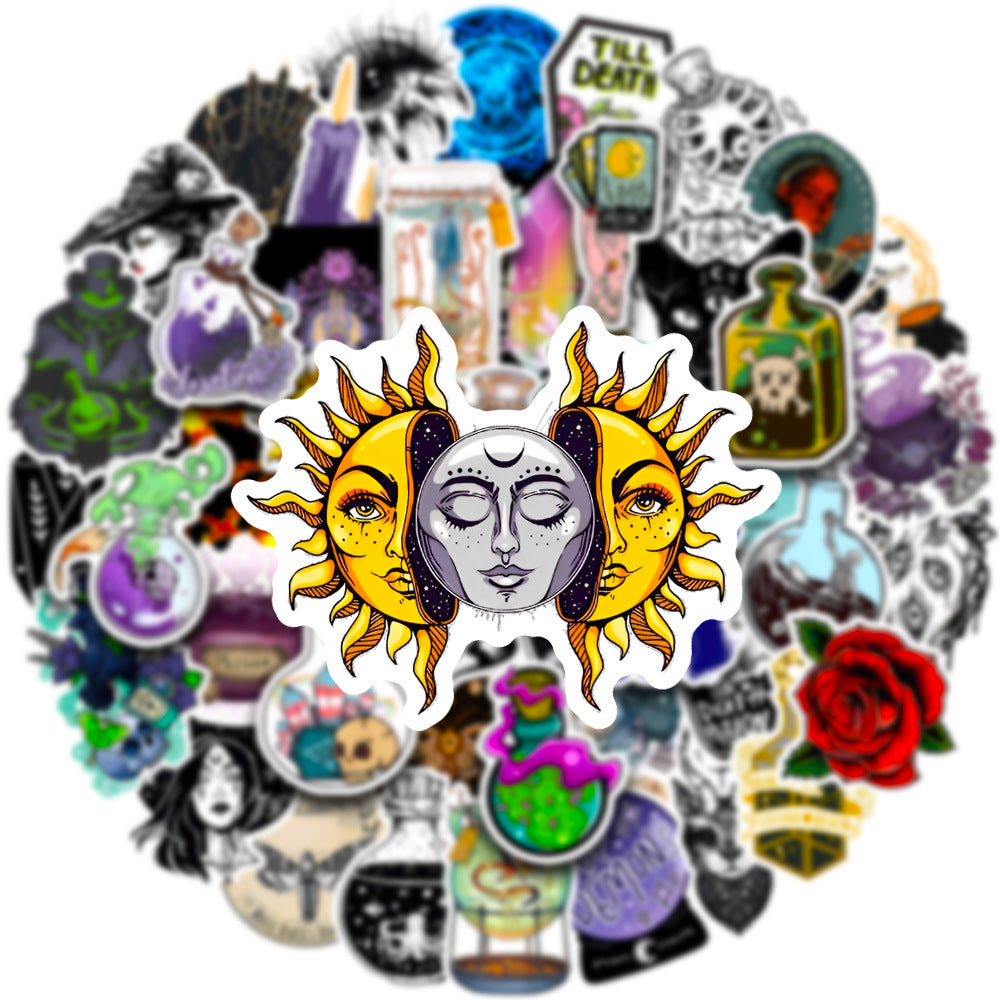 Vibrant Waterproof Laptop Sticker Set