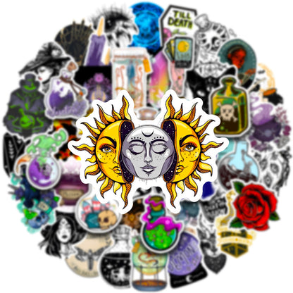 Vibrant Waterproof Laptop Sticker Set