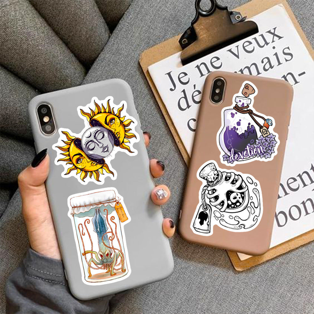 Vibrant Waterproof Laptop Sticker Set