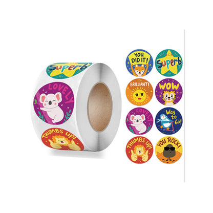 Cute Self-Adhesive Label Roll
