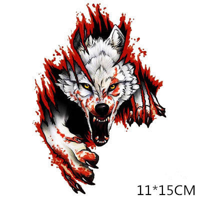 Angry Wolf Reflective Car & Motorcycle Stickers