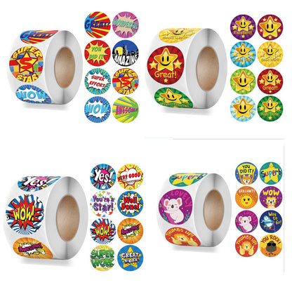 Cute Self-Adhesive Label Roll