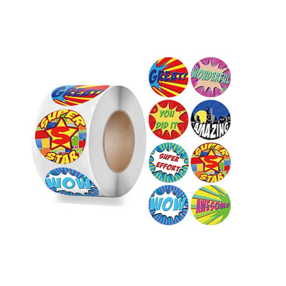 Cute Self-Adhesive Label Roll