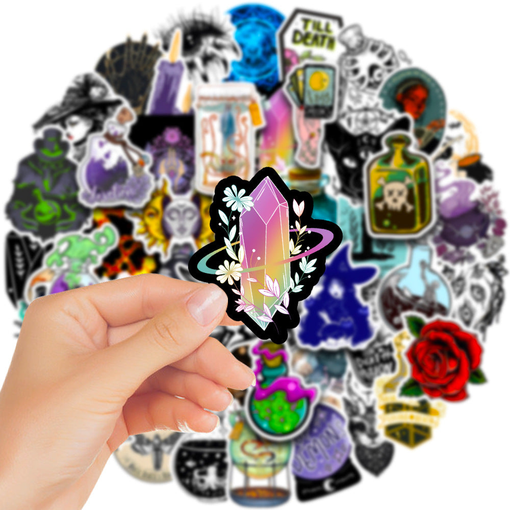 Vibrant Waterproof Laptop Sticker Set