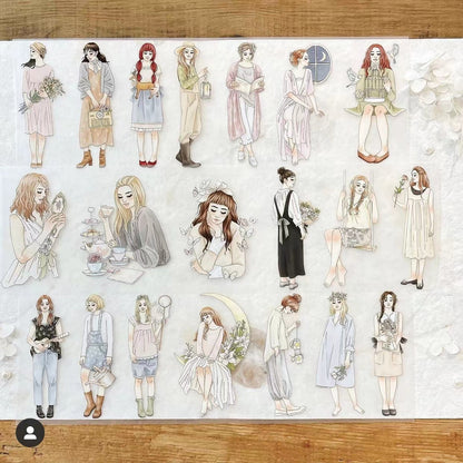 Sweetheart PET Transfer Stickers