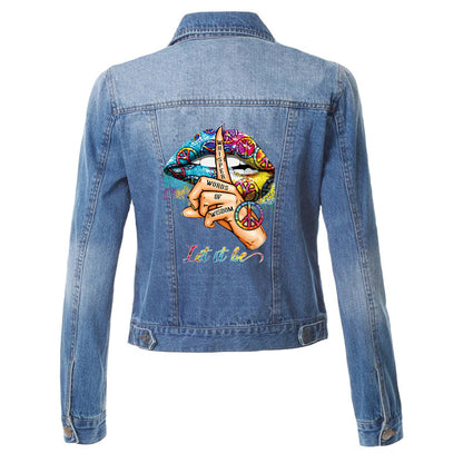 Small Lip Heat Transfer Stickers