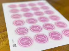 Custom Circle Stickers – Photo, Logo & Text