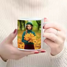 Custom Photo & Name Mug – 9 Color Options