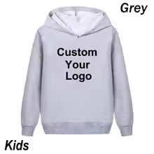 Custom Kids Hoodies – Personalized Logo Print Sweatshirts, Autumn Winter Fashion Pullover