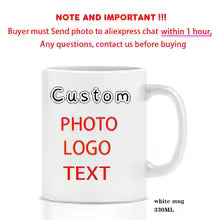 Personalized Photo Mug – Custom Family & Pet Gift