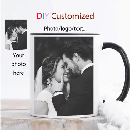 Personalized Photo & Name Custom Coffee Mug