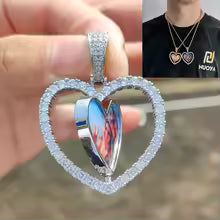 Custom Photo Medallion Pendant – Personalized Iced Out Necklace