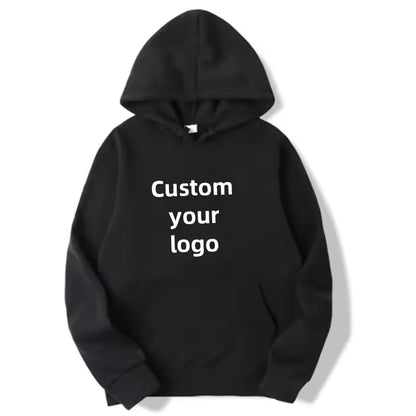 Custom Unisex Hooded Shirt – Personalized Photo & Logo Design, Premium EU Fit