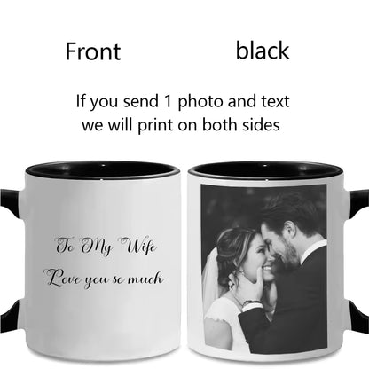 Personalized Photo & Name Custom Coffee Mug